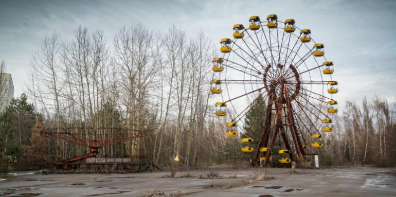 Así luce la ciudad de la central Chernobyl, 32 años después 